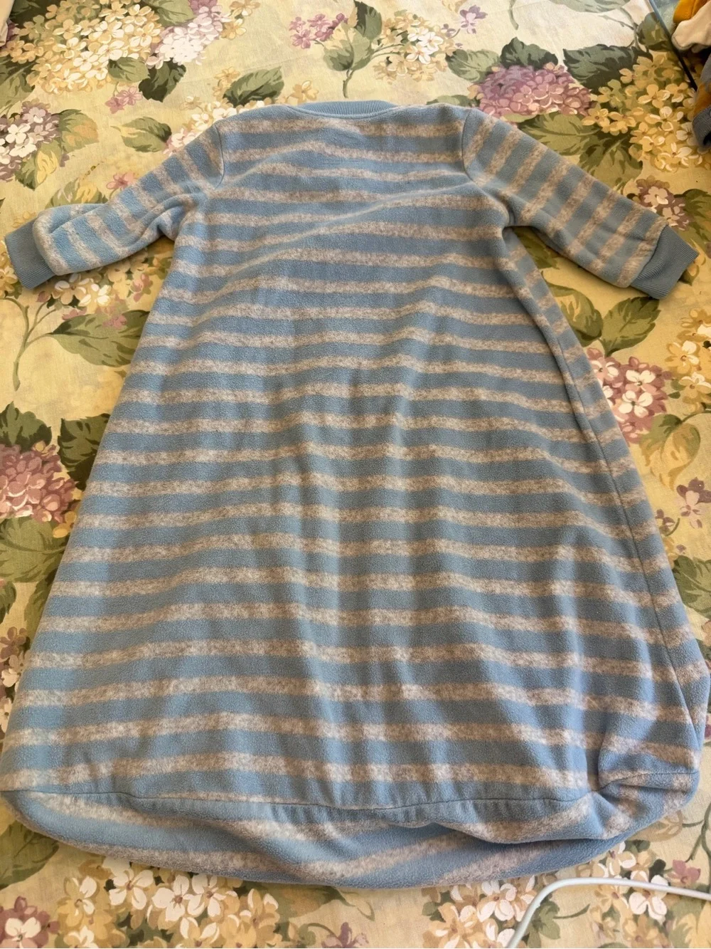 Carter's Blue and Gray Striped Bear Sleep Sack